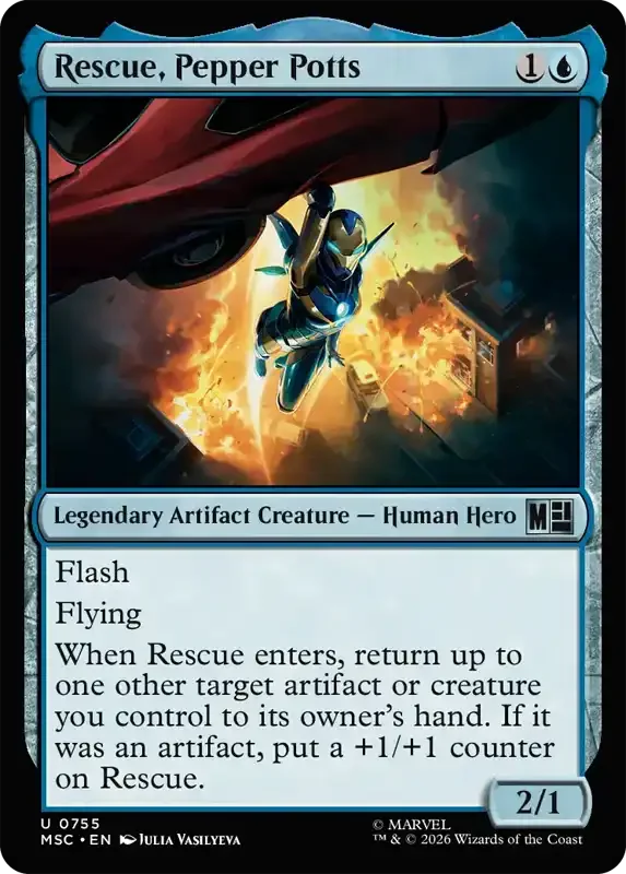 Marvel Super Heroes Set List - Rescue, Pepper Potts