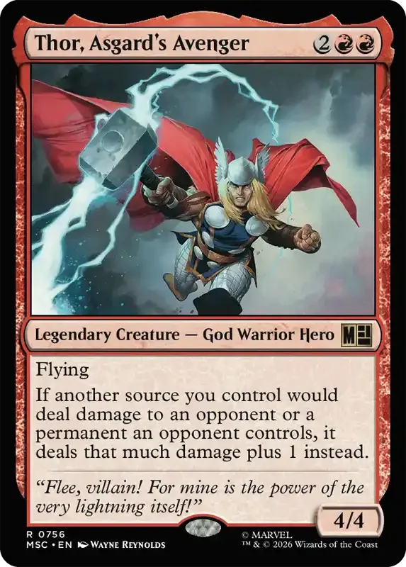 Marvel Super Heroes Set List - Thor, Asgard's Avenger