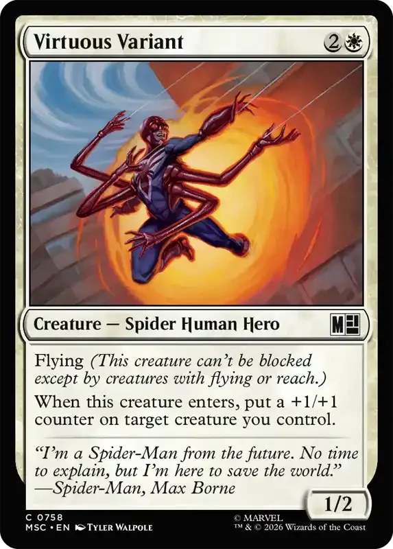 Marvel Super Heroes Set List - Virtuous Variant