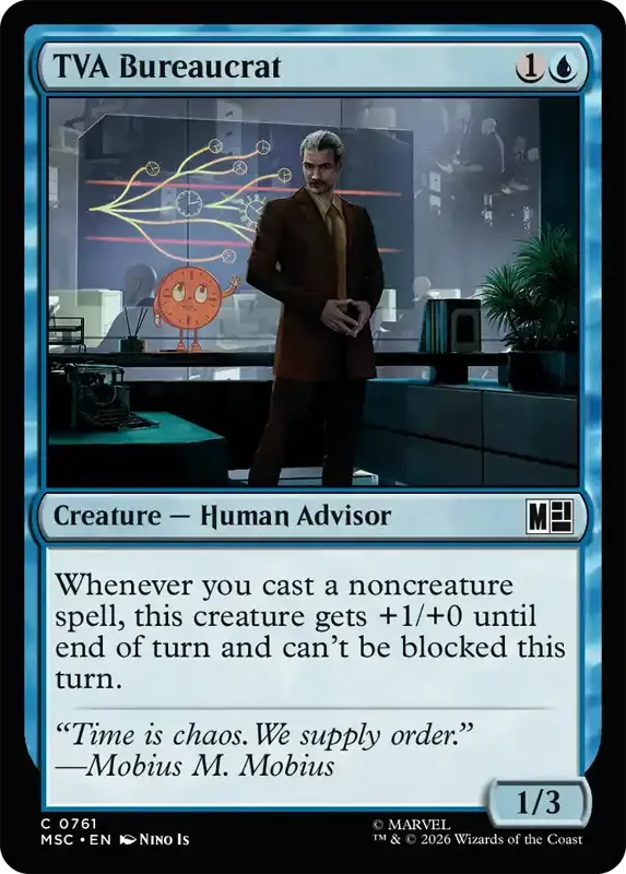 Marvel Super Heroes Set List - TVA Bureaucrat
