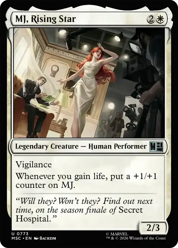 Marvel Super Heroes Set List - MJ, Rising Star