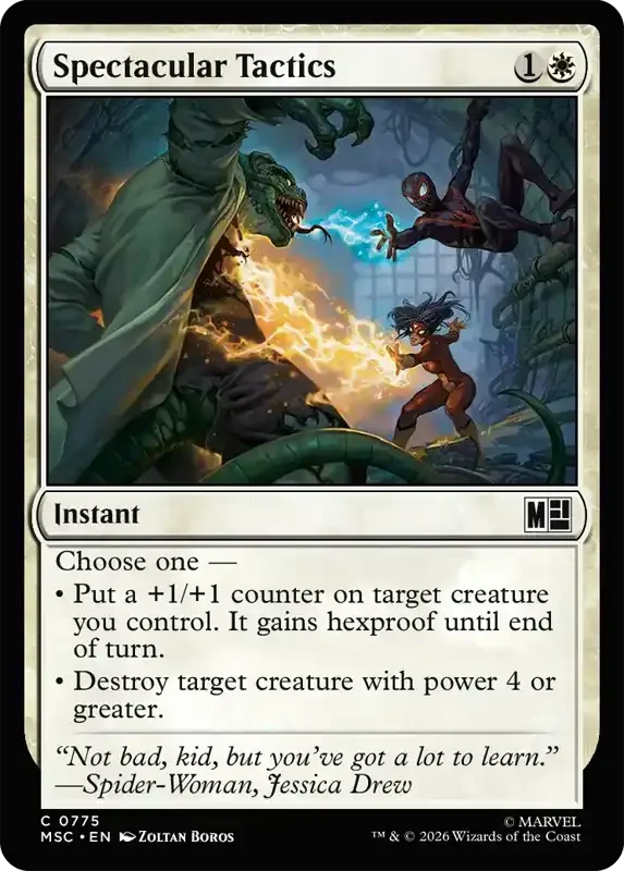 Marvel Super Heroes Set List - Spectacular Tactics