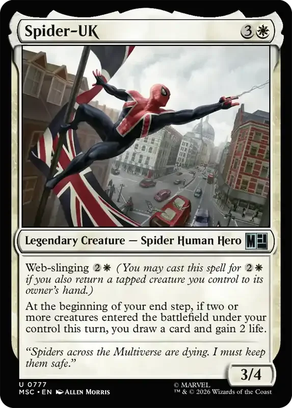 Marvel Super Heroes Set List - Spider-UK