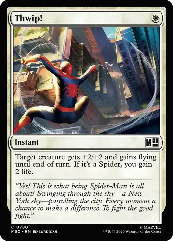 Marvel Super Heroes Set List - Thwip!