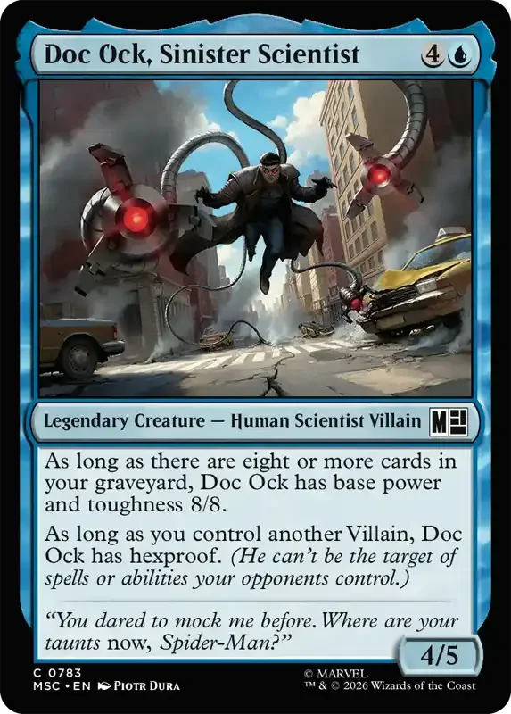 Marvel Super Heroes Set List - Doc Ock, Sinister Scientist