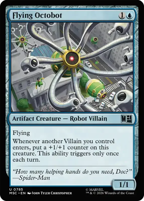Marvel Super Heroes Set List - Flying Octobot