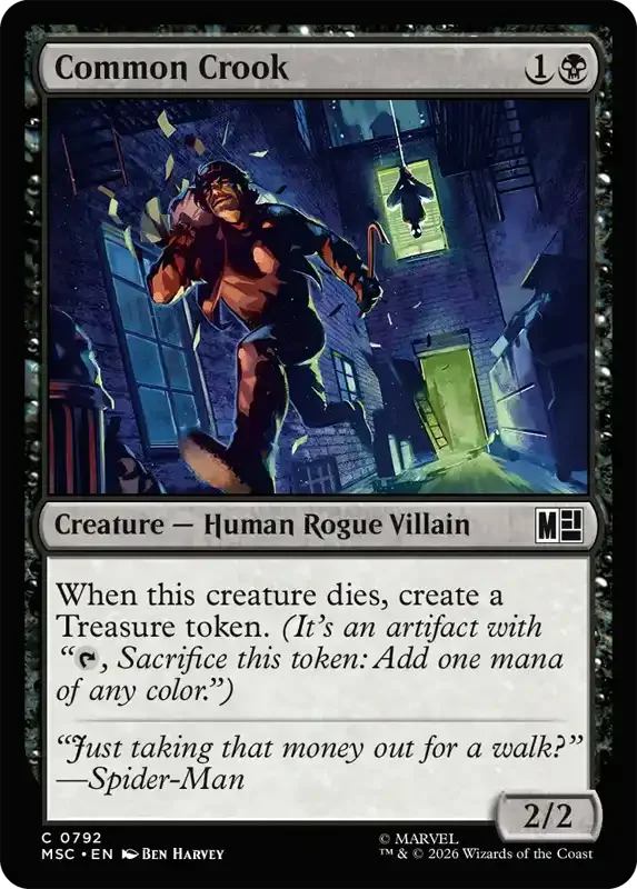 Marvel Super Heroes Set List - Common Crook