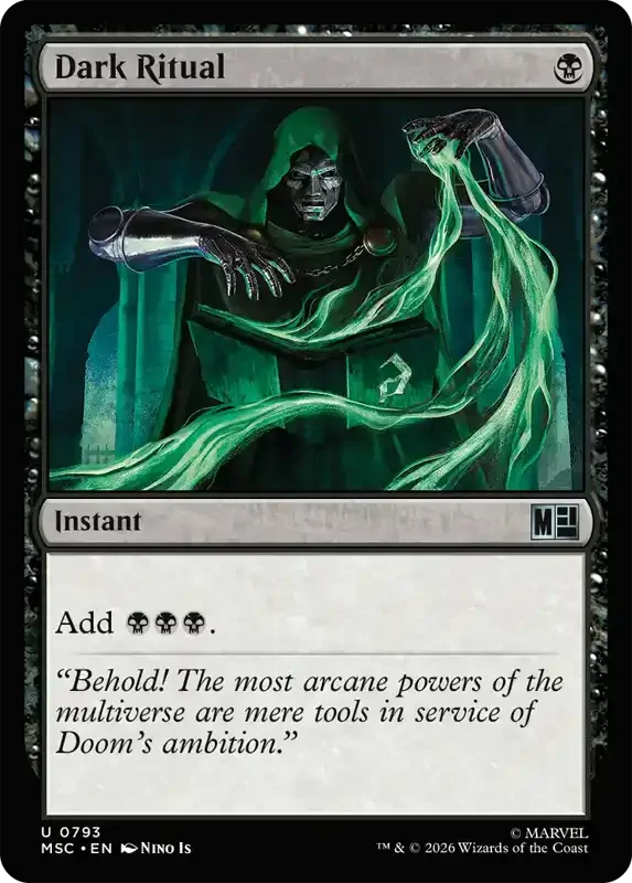 Marvel Super Heroes Set List - Dark Ritual