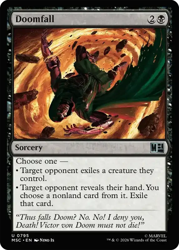 Marvel Super Heroes Set List - Doomfall