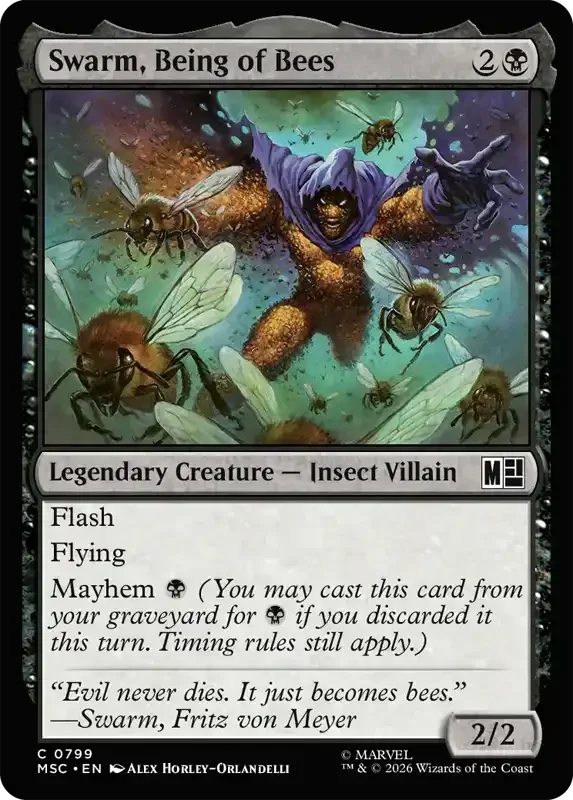 Marvel Super Heroes Set List - Swarm, Being of Bees