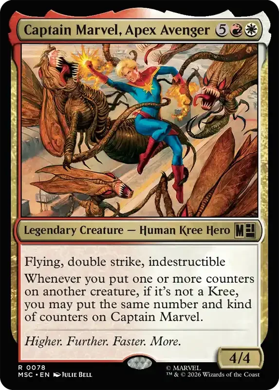 Marvel Super Heroes Set List - Captain Marvel, Apex Avenger