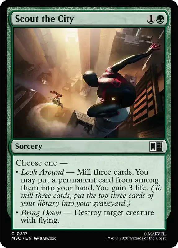 Marvel Super Heroes Set List - Scout the City