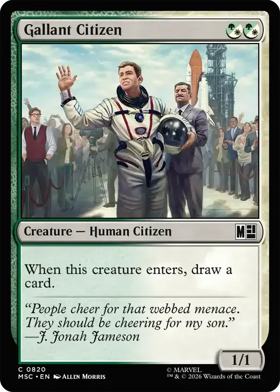 Marvel Super Heroes Set List - Gallant Citizen