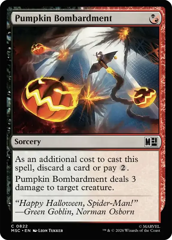 Marvel Super Heroes Set List - Pumpkin Bombardment