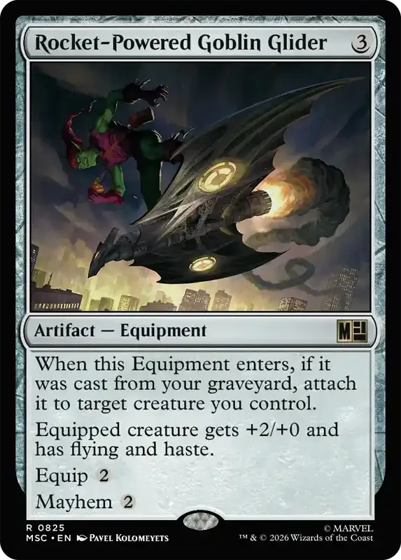 Marvel Super Heroes Set List - Rocket-Powered Goblin Glider