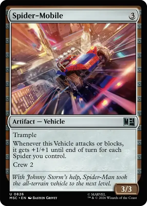 Marvel Super Heroes Set List - Spider-Mobile