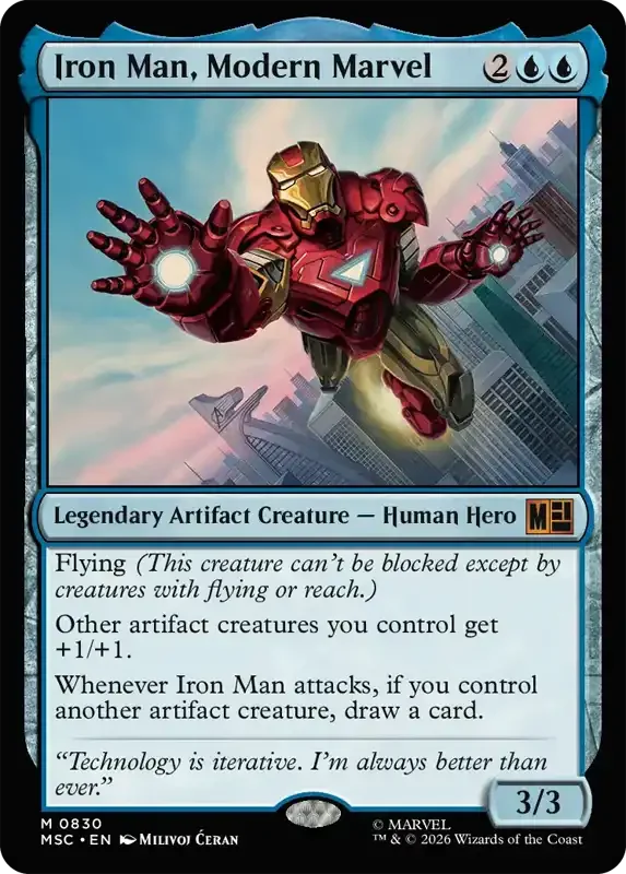 Marvel Super Heroes Set List - Iron Man, Modern Marvel
