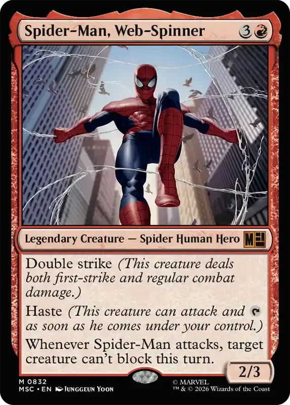 Marvel Super Heroes Set List - Spider-Man, Web-Spinner