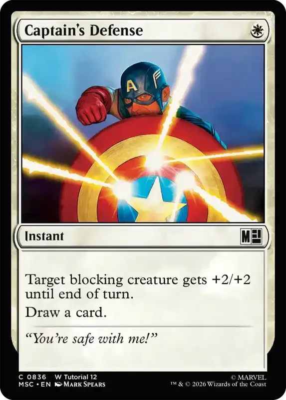 Marvel Super Heroes Set List - Captain's Defense