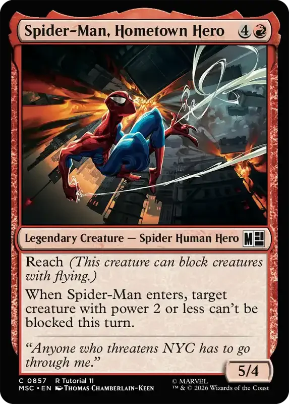 Marvel Super Heroes Set List - Spider-Man, Hometown Hero