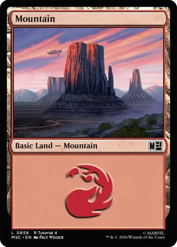 Marvel Super Heroes Set List - Mountain (Pace Wilder)