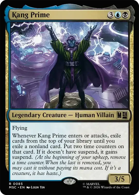 Marvel Super Heroes Set List - Kang Prime