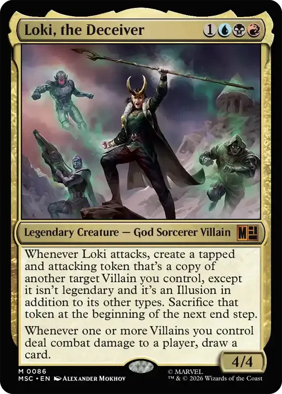 Marvel Super Heroes Set List - Loki, the Deceiver