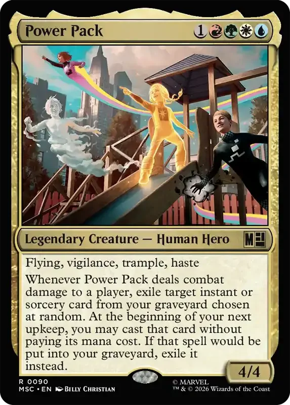 Marvel Super Heroes Set List - Power Pack