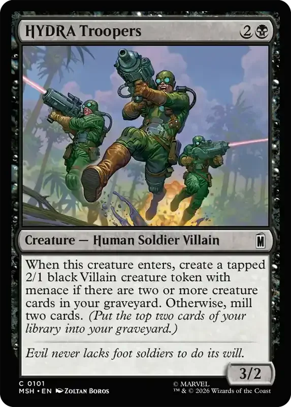 Marvel Super Heroes Set List - HYDRA Troopers