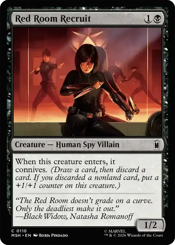 Marvel Super Heroes Set List - Red Room Recruit