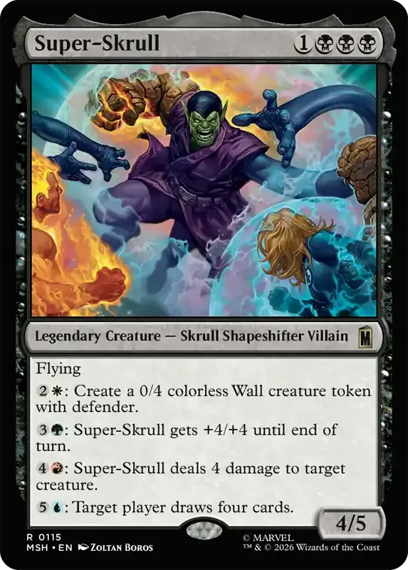 Marvel Super Heroes Set List - Super-Skrull