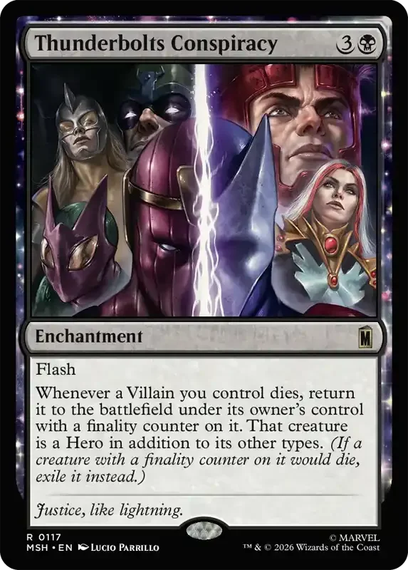 Marvel Super Heroes Set List - Thunderbolts Conspiracy