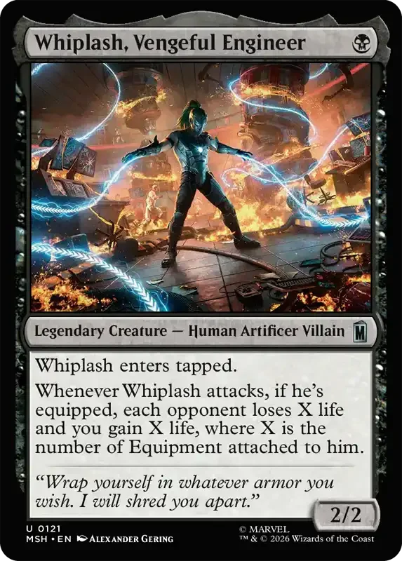 Marvel Super Heroes Set List - Whiplash, Vengeful Engineer