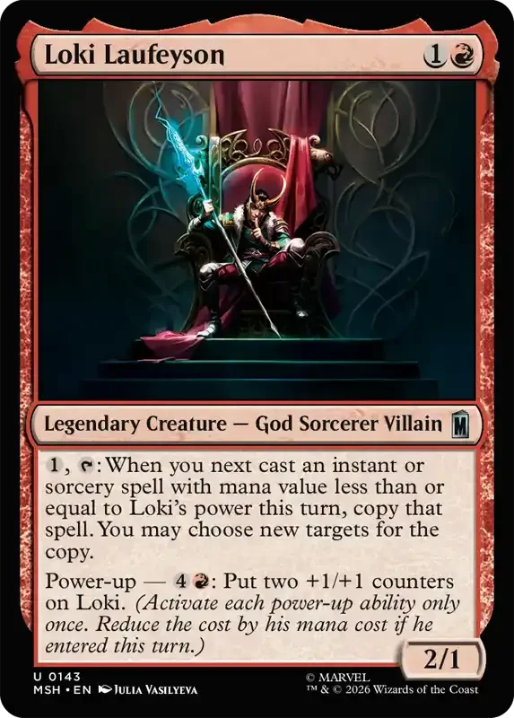 Marvel Super Heroes Set List - Loki Laufeyson