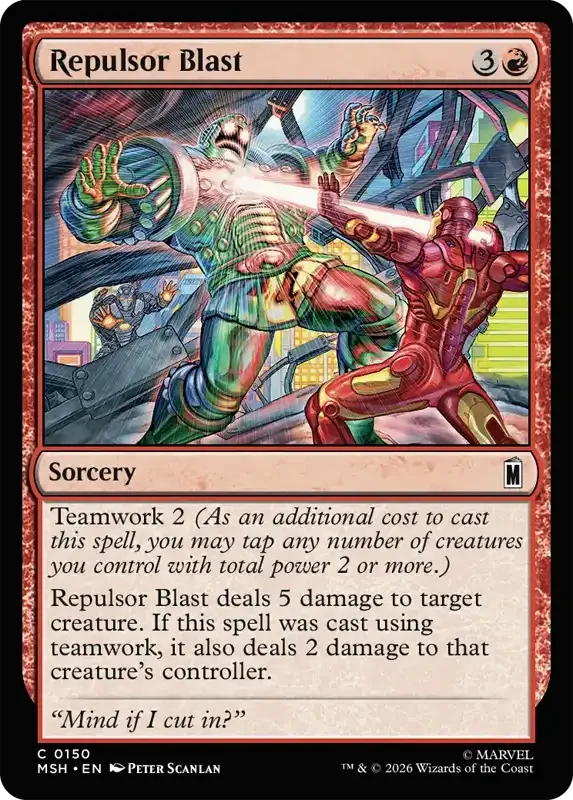 Marvel Super Heroes Set List - Repulsor Blast