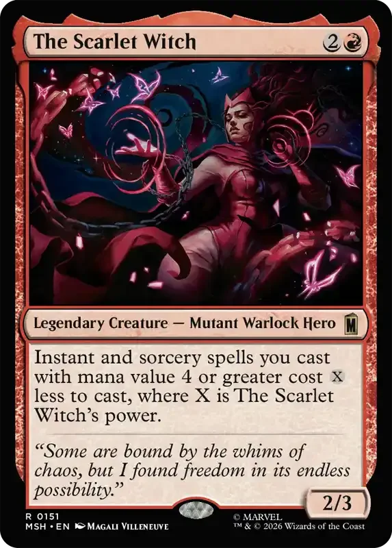 Marvel Super Heroes Set List - The Scarlet Witch
