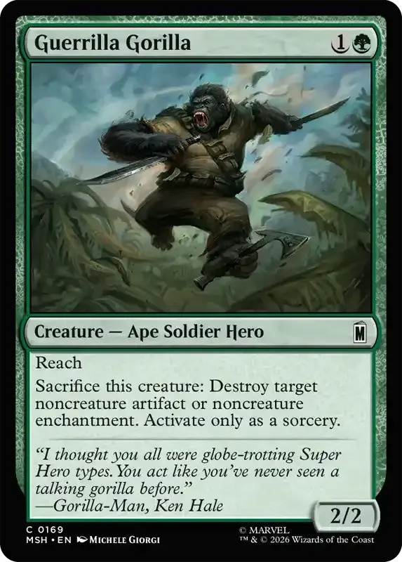 Marvel Super Heroes Set List - Guerrilla Gorilla