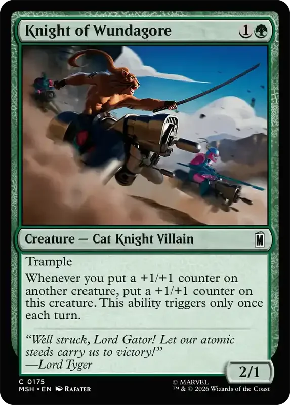 Marvel Super Heroes Set List - Knight of Wundagore