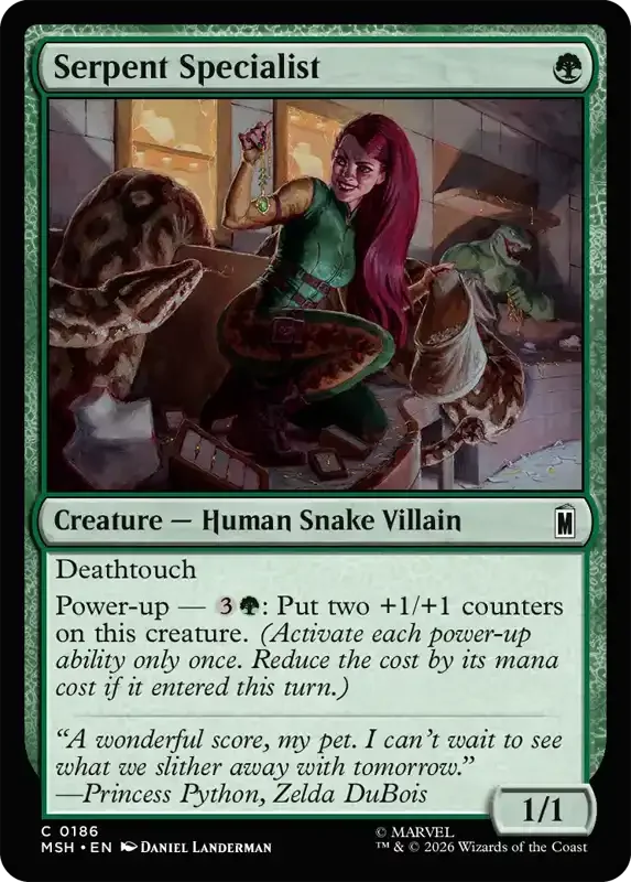 Marvel Super Heroes Set List - Serpent Specialist