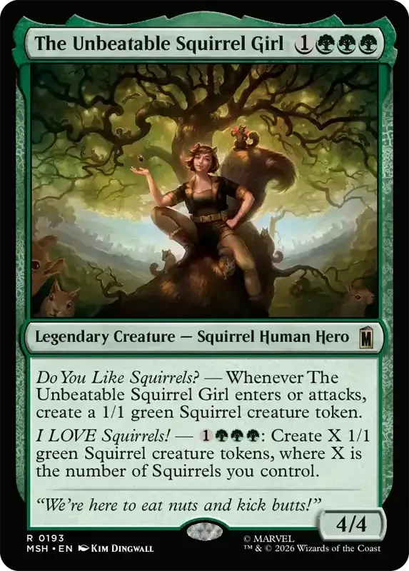 Marvel Super Heroes Set List - The Unbeatable Squirrel Girl