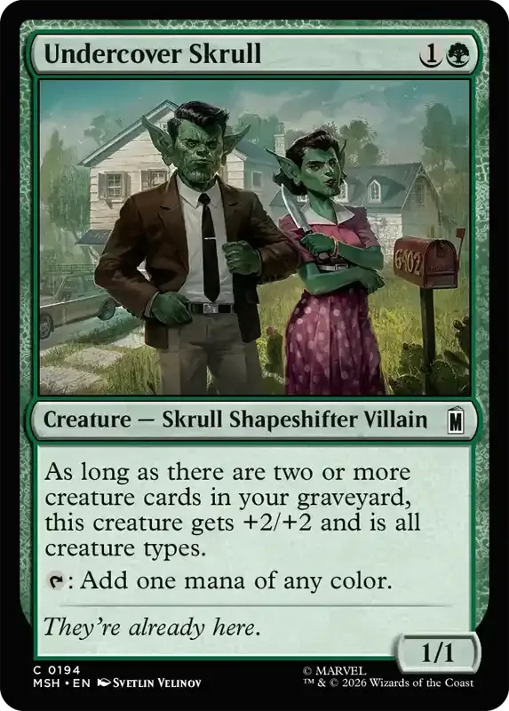 Marvel Super Heroes Set List - Undercover Skrull