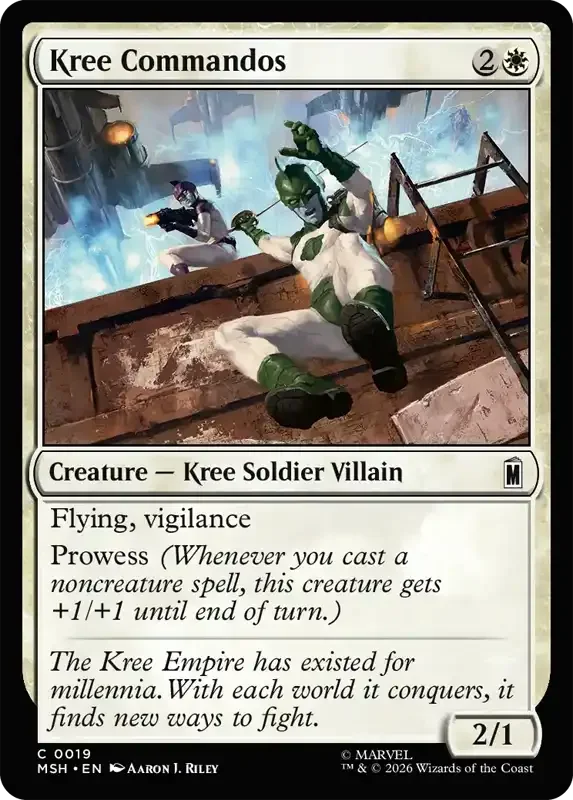 Marvel Super Heroes Set List - Kree Commandos