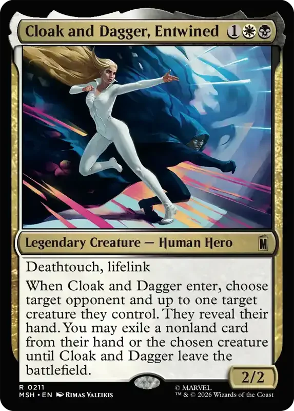 Marvel Super Heroes Set List - Cloak and Dagger, Entwined