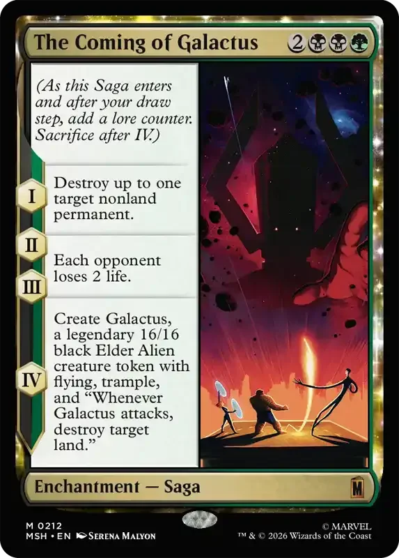 Marvel Super Heroes Set List - The Coming of Galactus