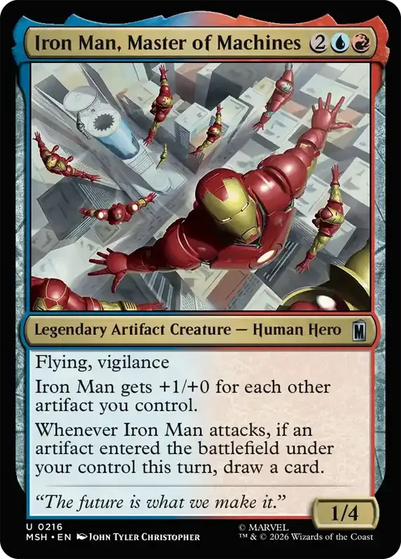 Marvel Super Heroes Set List - Iron Man, Master of Machines