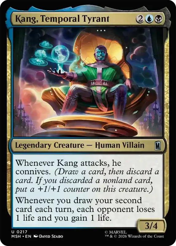 Marvel Super Heroes Set List - Kang, Temporal Tyrant