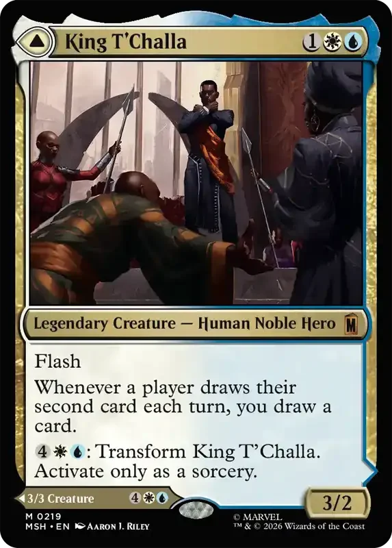 Marvel Super Heroes Set List - King T'Challa