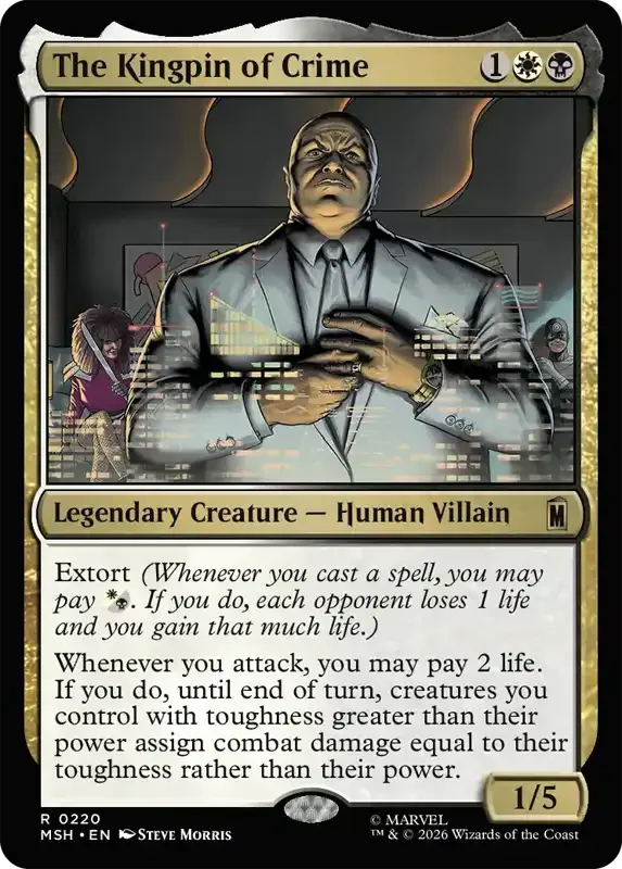 Marvel Super Heroes Set List - The Kingpin of Crime