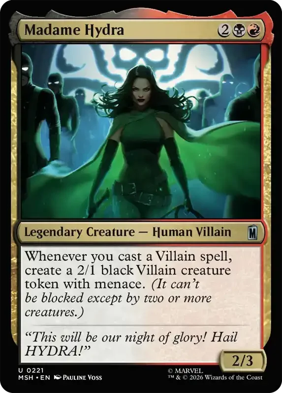 Marvel Super Heroes Set List - Madame Hydra