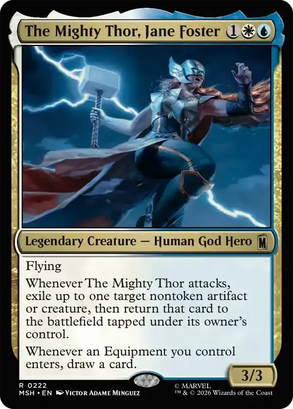 Marvel Super Heroes Set List - The Mighty Thor, Jane Foster